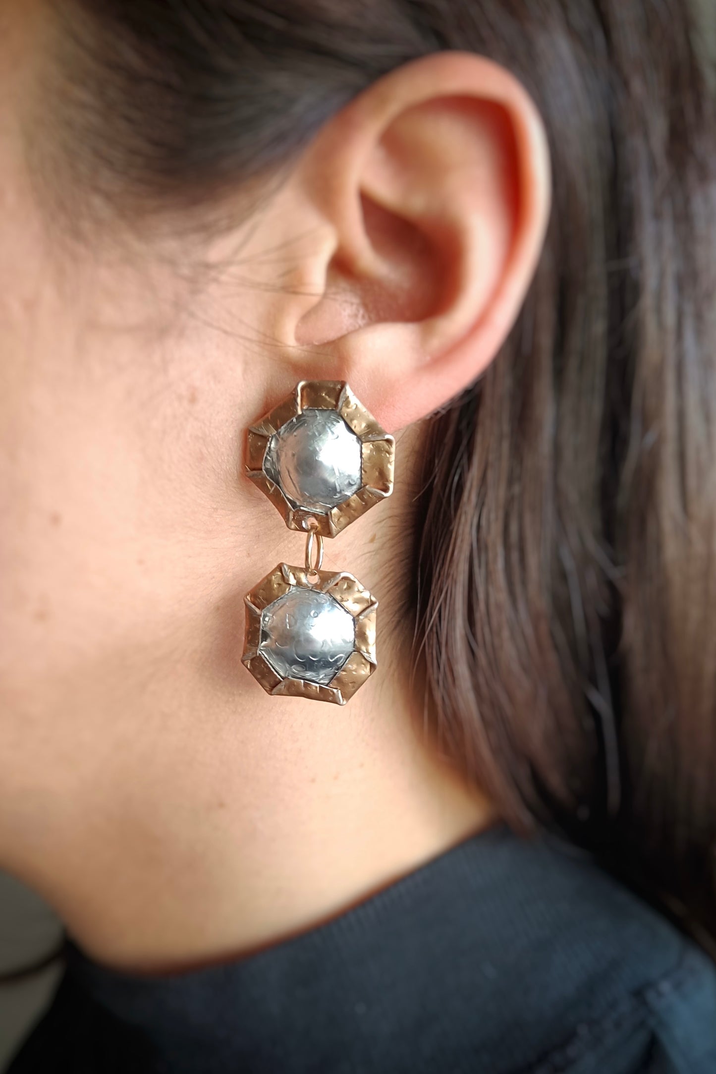 PENDIENTE BLIMP PLATEADO PEQUEÑO