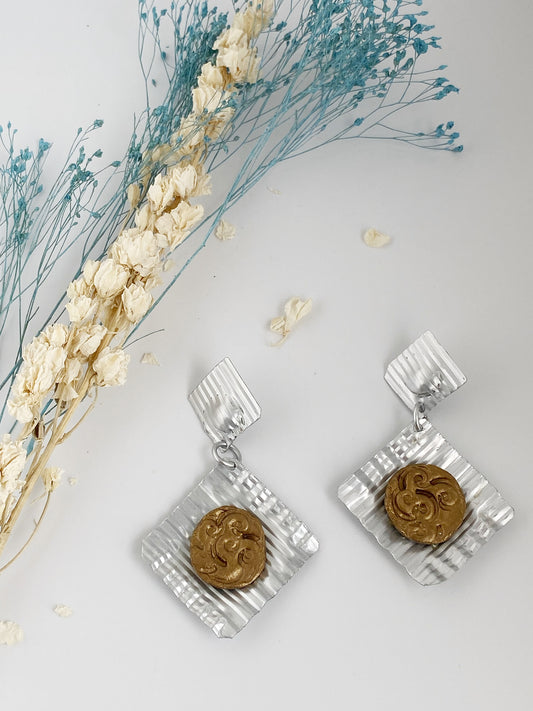 PENDIENTE CANAPE ALMENDRA