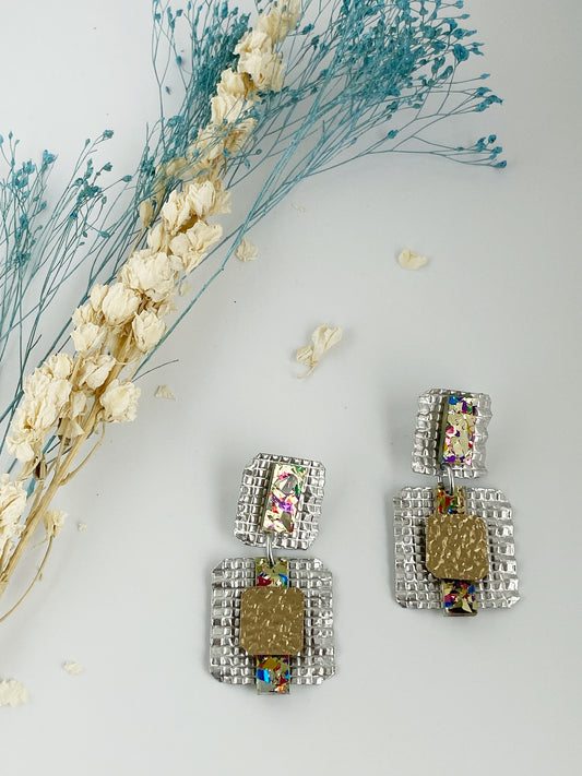 PENDIENTE NEON CONFETI